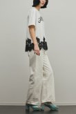 画像5: グレースコンチネンタル｜GRACE CONTINENTAL ダイアグラム DIAGRAM  レースヘムロゴTシャツ{-BFS} (5)