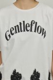 画像12: グレースコンチネンタル｜GRACE CONTINENTAL ダイアグラム DIAGRAM  レースヘムロゴTシャツ{-BFS} (12)