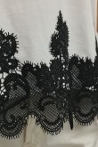 画像13: グレースコンチネンタル｜GRACE CONTINENTAL ダイアグラム DIAGRAM  レースヘムロゴTシャツ{-BFS} (13)
