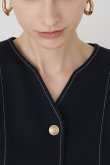 画像9: グレースコンチネンタル｜GRACE CONTINENTAL ダイアグラム DIAGRAM  シャンブレーフリルベスト{-BFA} (9)