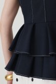 画像13: グレースコンチネンタル｜GRACE CONTINENTAL ダイアグラム DIAGRAM  シャンブレーフリルベスト{-BFA} (13)