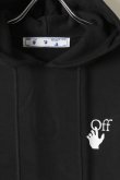 画像2: {SOLD}Off-white オフホワイト MAKER SLIM HOODIE{0MBB034R21FLE003BK-BAS} (2)