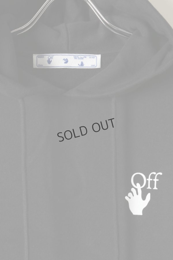 画像2: {SOLD}Off-white オフホワイト MAKER SLIM HOODIE{0MBB034R21FLE003BK-BAS} (2)