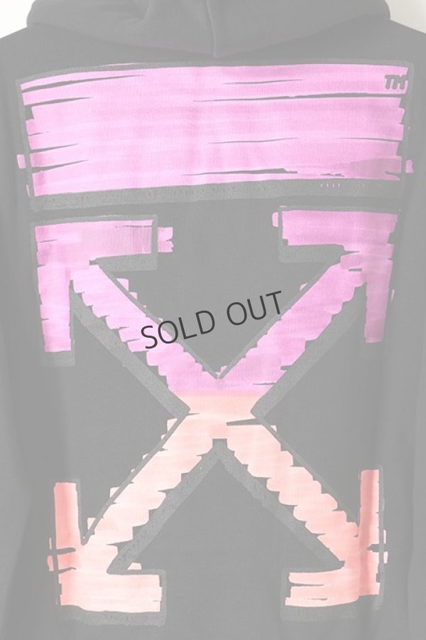画像3: {SOLD}Off-white オフホワイト MAKER SLIM HOODIE{0MBB034R21FLE003BK-BAS} (3)