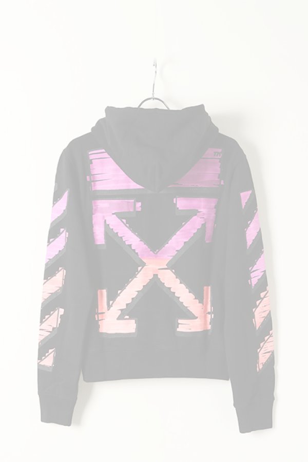 画像4:   Off-white オフホワイト MAKER SLIM HOODIE{0MBB034R21FLE003BK-BAS} (4)