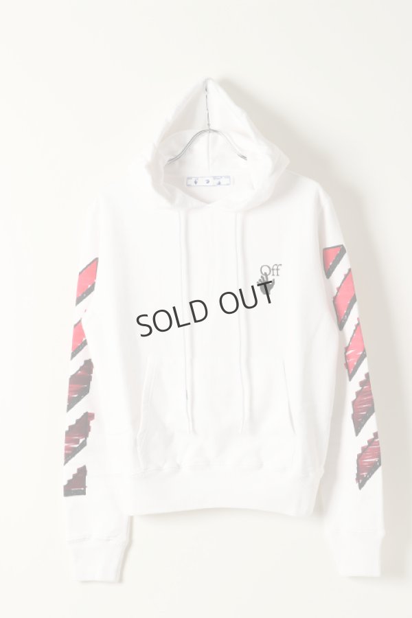 画像1: {SOLD}Off-white オフホワイト MAKER SLIM HOODIE{0MBB034R21FLE003WT-BAS} (1)