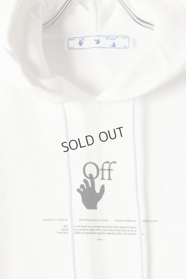 画像2: {SOLD}Off-white オフホワイト WHITE OFFF GRAFF SLIM HOOD{0MBB034R21FLE005WT-BAS} (2)