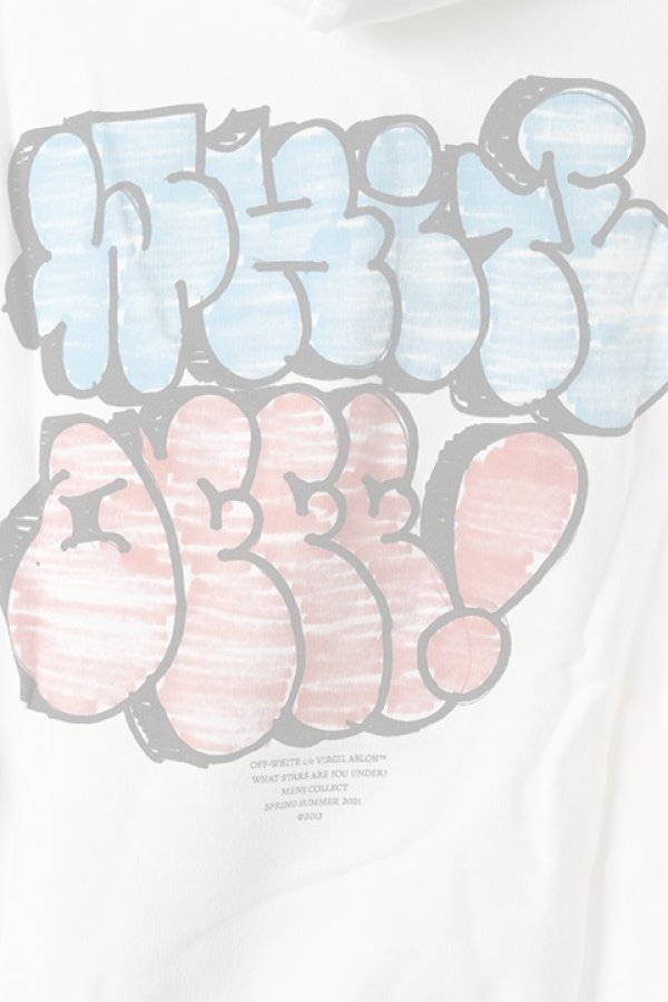 画像4:   Off-white オフホワイト WHITE OFFF GRAFF SLIM HOOD{0MBB034R21FLE005WT-BAS} (4)