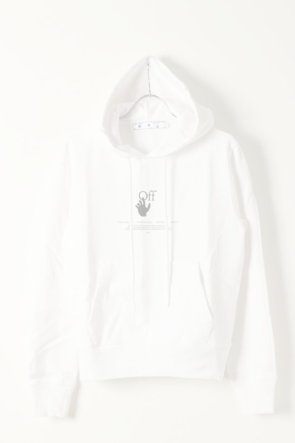 画像5:   Off-white オフホワイト WHITE OFFF GRAFF SLIM HOOD{0MBB034R21FLE005WT-BAS} (5)
