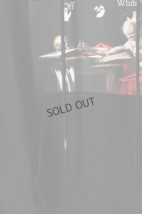 画像3: {SOLD}Off-white オフホワイト CARAVAGGIO OVER HOODIE{0MBB037R21FLE002BK-BAS} (3)