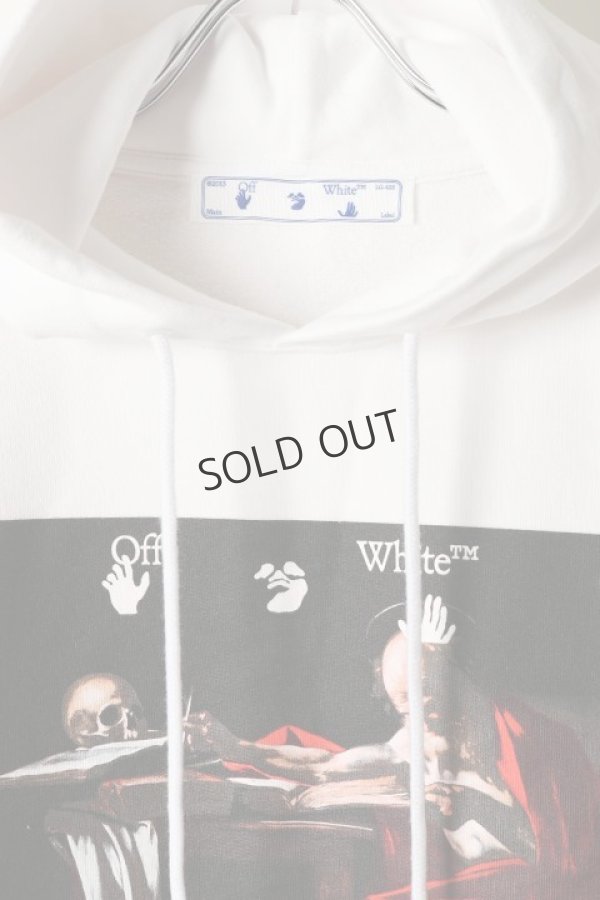 画像2: {SOLD}Off-white オフホワイト CARAVAGGIO OVER HOODIE{0MBB037R21FLE002WT-BAS} (2)