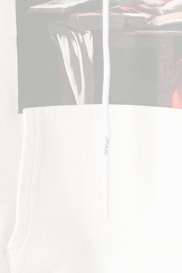 画像3:   Off-white オフホワイト CARAVAGGIO OVER HOODIE{0MBB037R21FLE002WT-BAS} (3)