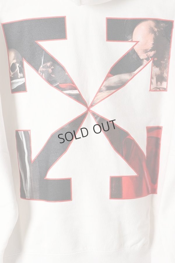 画像4: {SOLD}Off-white オフホワイト CARAVAGGIO OVER HOODIE{0MBB037R21FLE002WT-BAS} (4)