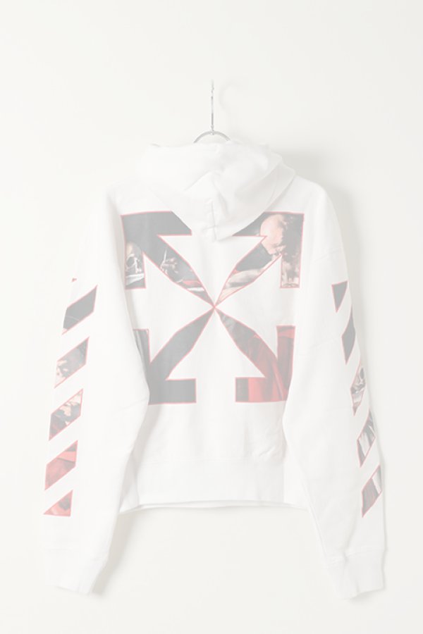 画像5:   Off-white オフホワイト CARAVAGGIO OVER HOODIE{0MBB037R21FLE002WT-BAS} (5)