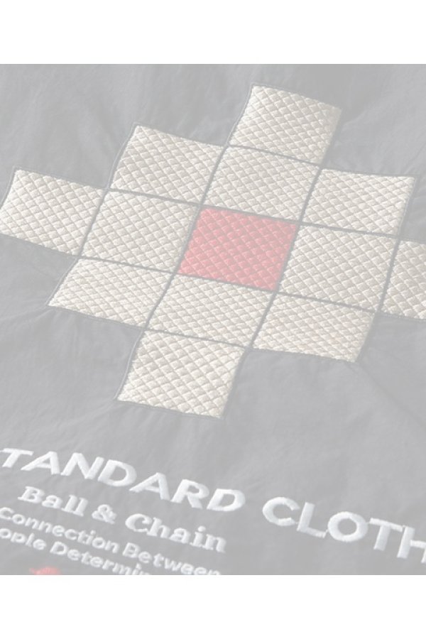 画像3:  {SOLD} ダブスタ ダブルスタンダードクロージング｜DOUBLE STANDARD CLOTHING Ball&Chain / 幾何学模様ショッピングバッグ{-BCA} (3)