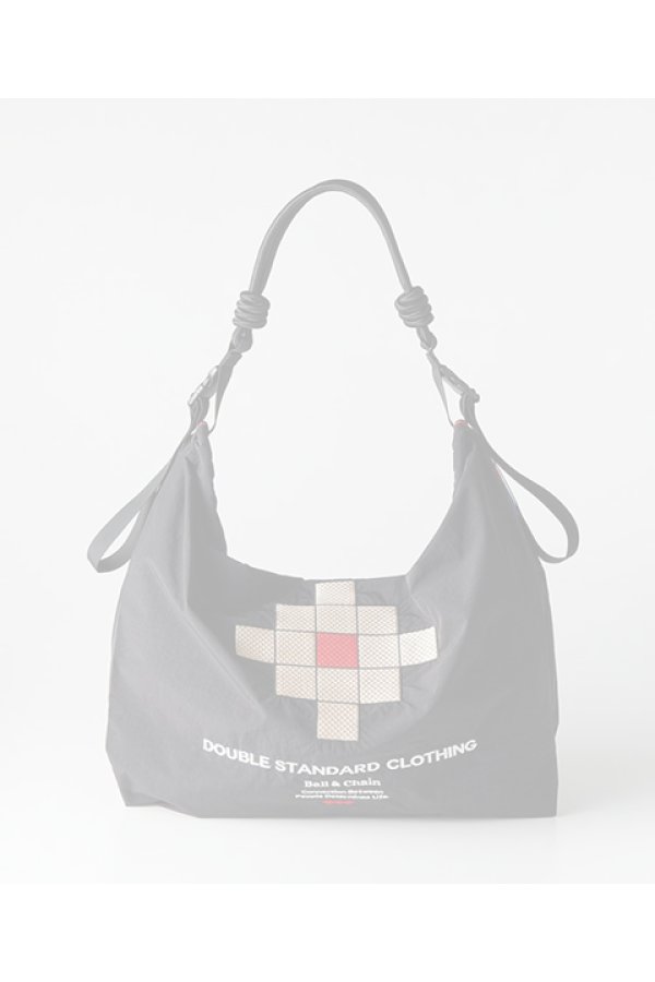 画像9:  {SOLD} ダブスタ ダブルスタンダードクロージング｜DOUBLE STANDARD CLOTHING Ball&Chain / 幾何学模様ショッピングバッグ{-BCA} (9)