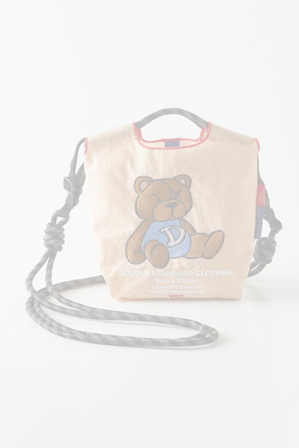 画像1:  {SOLD} ダブスタ ダブルスタンダードクロージング｜DOUBLE STANDARD CLOTHING Ball&Chain / テディベアショルダーバッグ{-BCA} (1)