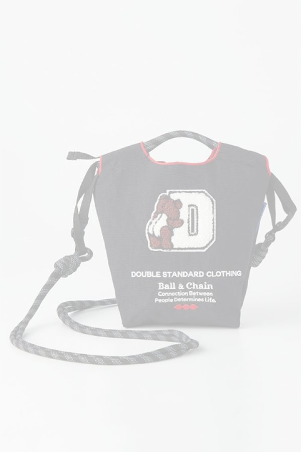 画像1:   DOUBLE STANDARD CLOTHING ダブルスタンダードクロージング Ball&Chain / Dロゴベアショルダーバッグ{-BCA} (1)