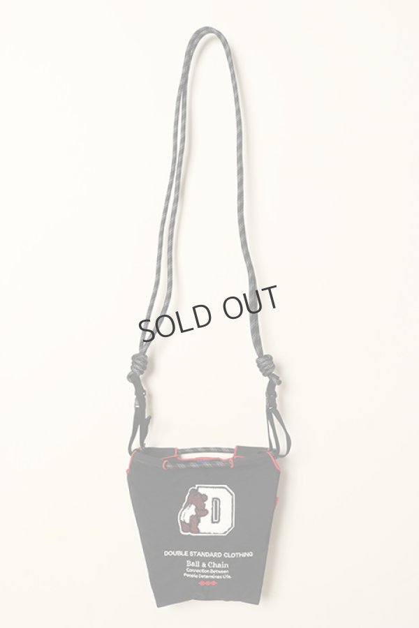 画像7: {SOLD}DOUBLE STANDARD CLOTHING ダブルスタンダードクロージング Ball&Chain / Dロゴベアショルダーバッグ{-BCA} (7)