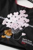 画像4: ダブスタ ダブルスタンダードクロージング｜DOUBLE STANDARD CLOTHING Ball&Chain / ハートバルーンベア ショッピングバッグ{-BFS} (4)