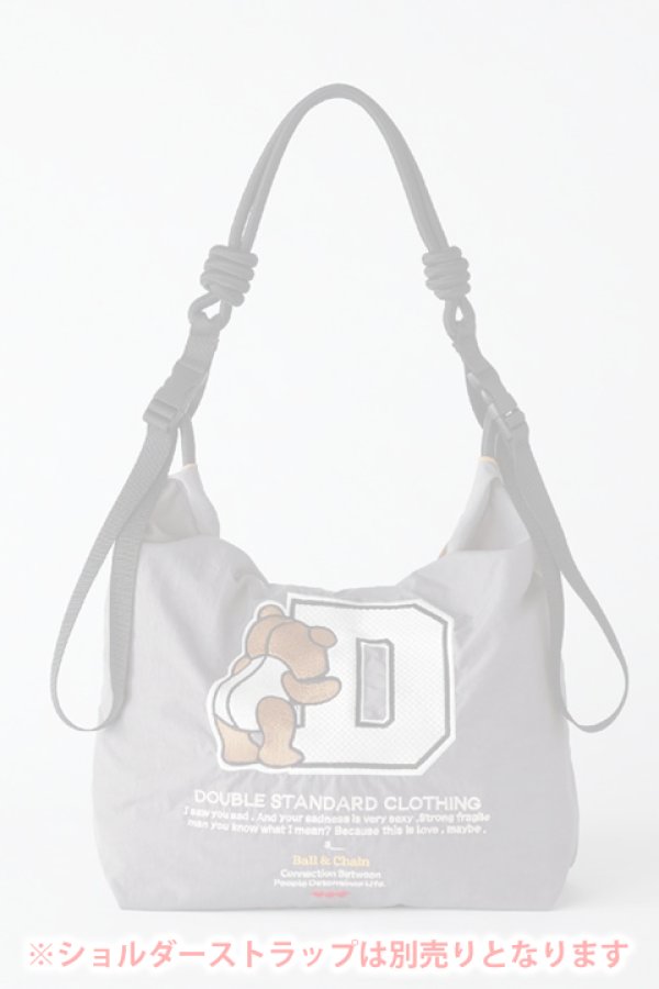 画像8:   ダブスタ ダブルスタンダードクロージング｜DOUBLE STANDARD CLOTHING Ball&Chain / D logo bearミニショッピングバッグ{-BCA} (8)