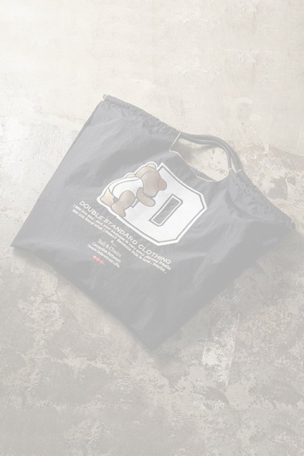 画像2:   ダブスタ ダブルスタンダードクロージング｜DOUBLE STANDARD CLOTHING Ball&Chain / D logo bearショッピングバッグ{0400021223-BDS} (2)