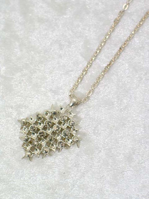 画像2: ▽ 70%OFF アウトレットセール52,800円→15,840円▽ e.m. イーエム シルバー/ミルキーホワイト ネックレス{-} (2)