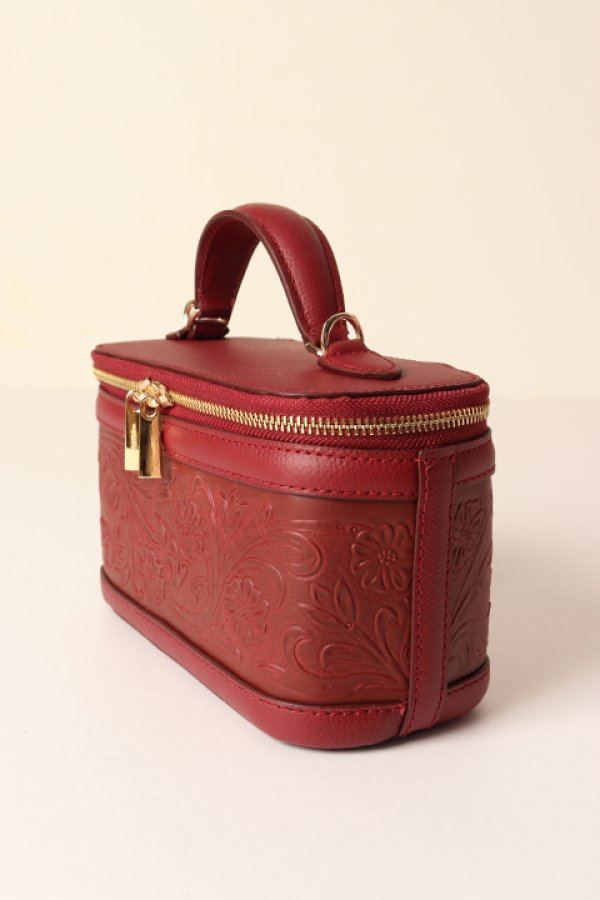 画像3: 【 30%OFF セール42,900円→30,030円】 グレースコンチネンタル|GRACE CONTINENTAL カービングトライブス CARVING TRIBES  Mini EmbossVCBag{-BCA} (3)