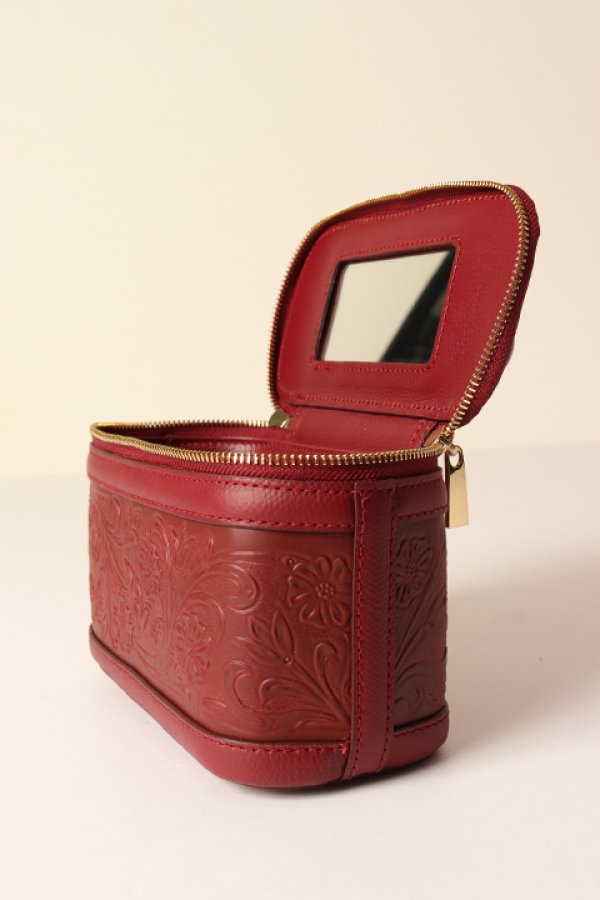 画像5: 【 30%OFF セール42,900円→30,030円】 グレースコンチネンタル|GRACE CONTINENTAL カービングトライブス CARVING TRIBES  Mini EmbossVCBag{-BCA} (5)