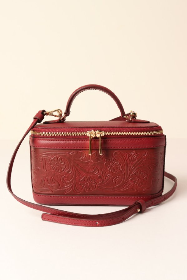 画像7: 【 30%OFF セール42,900円→30,030円】 グレースコンチネンタル|GRACE CONTINENTAL カービングトライブス CARVING TRIBES  Mini EmbossVCBag{-BCA} (7)