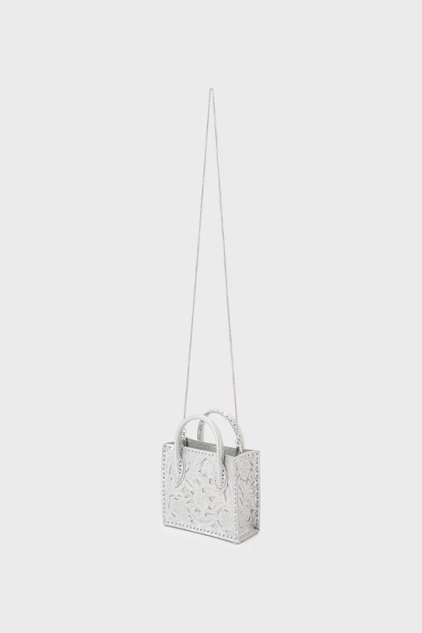 画像2: 【 30%OFF セール38,500円→26,950円】 グレースコンチネンタル|GRACE CONTINENTAL カービングトライブス CARVING TRIBES  SquareMiniBagMT{-BES} (2)