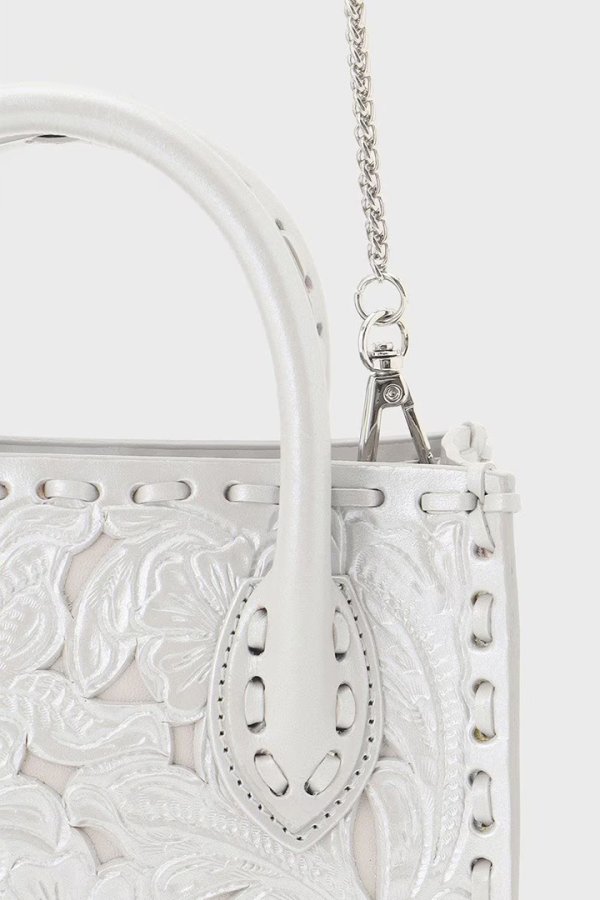画像4: 【 30%OFF セール38,500円→26,950円】 グレースコンチネンタル|GRACE CONTINENTAL カービングトライブス CARVING TRIBES  SquareMiniBagMT{-BES} (4)