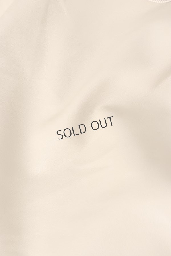 画像4: {SOLD}DOUBLE STANDARD CLOTHING ダブルスタンダードクロージング フェイクレザー{-BBA} (4)