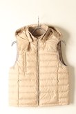 画像2: DOUBLE STANDARD CLOTHING ダブルスタンダードクロージング ストレッチタフタダウンベスト{-BBA} (2)
