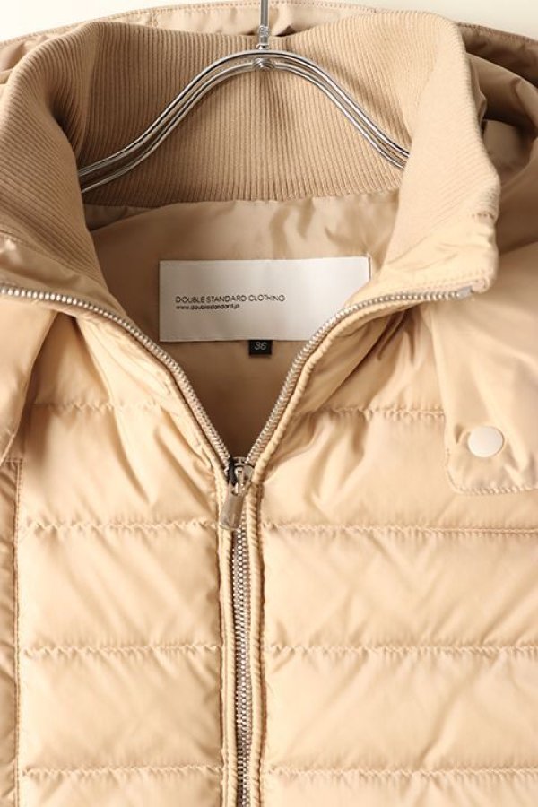 画像4: 【 40%OFF セール34,100円→20,460円】 DOUBLE STANDARD CLOTHING ダブルスタンダードクロージング ストレッチタフタダウンベスト{-BBA} (4)