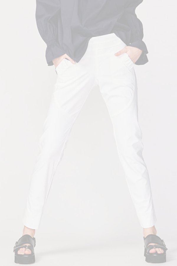 画像1:  {SOLD} DOUBLE STANDARD CLOTHING ダブルスタンダードクロージング Sov. / メリルハイテンションパンツ（オフ）{0506100221-A-TEI} (1)