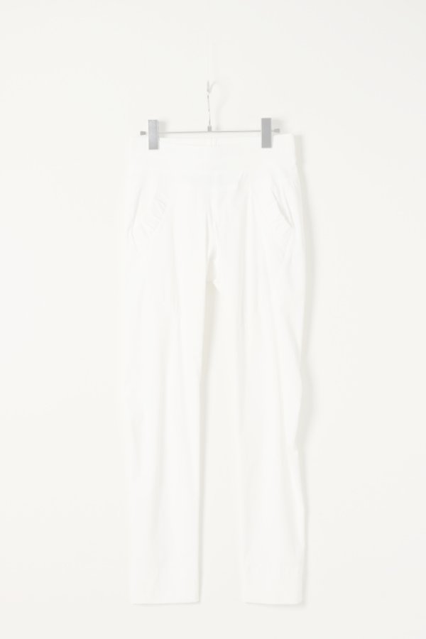 画像2:  {SOLD} DOUBLE STANDARD CLOTHING ダブルスタンダードクロージング Sov. / メリルハイテンションパンツ（オフ）{0506100221-A-TEI} (2)