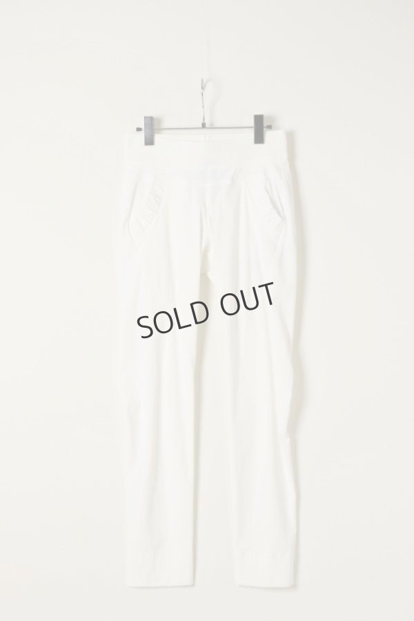 画像2: {SOLD}DOUBLE STANDARD CLOTHING ダブルスタンダードクロージング Sov. / メリルハイテンションパンツ(オフ){0506100221-A-TEI} (2)