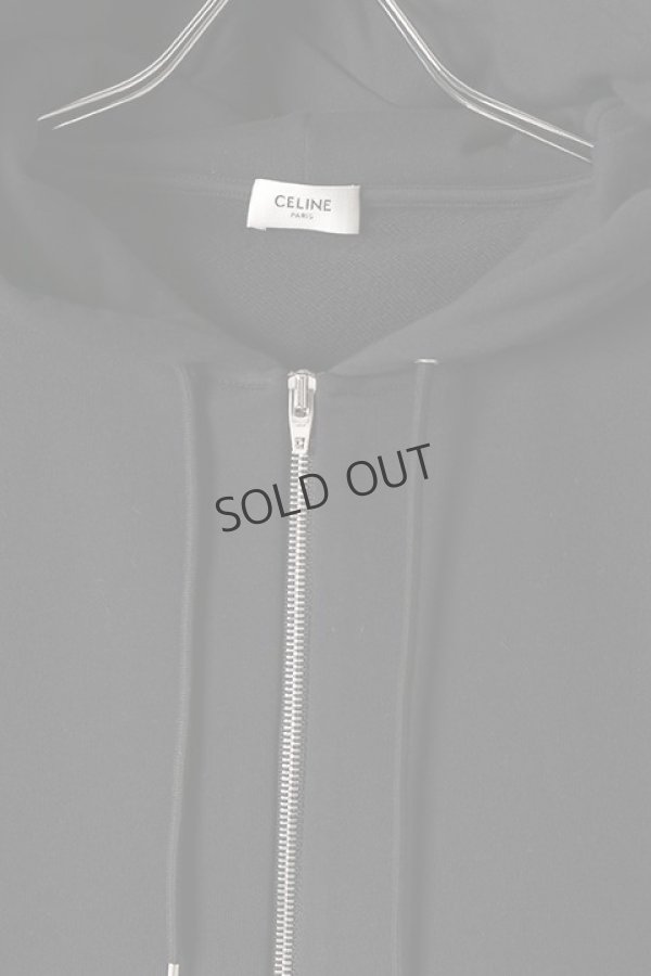 画像2: {SOLD}CELINE セリーヌ Zip Hoodie{-BAS} (2)