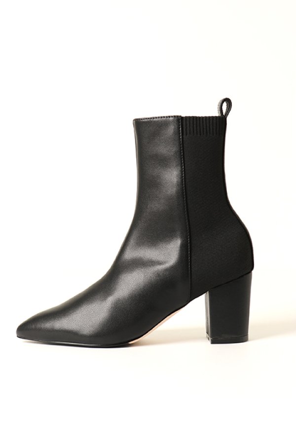 画像2: 【 40%OFF セール42,900円→25,740円】 DOUBLE STANDARD CLOTHING ダブルスタンダードクロージング ニットコンビミドルブーツ{-BBA} (2)