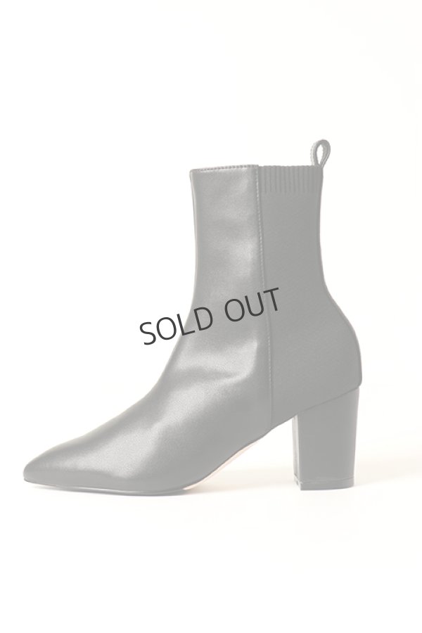 画像2: DOUBLE STANDARD CLOTHING ダブルスタンダードクロージング ニットコンビミドルブーツ{-BBA} (2)