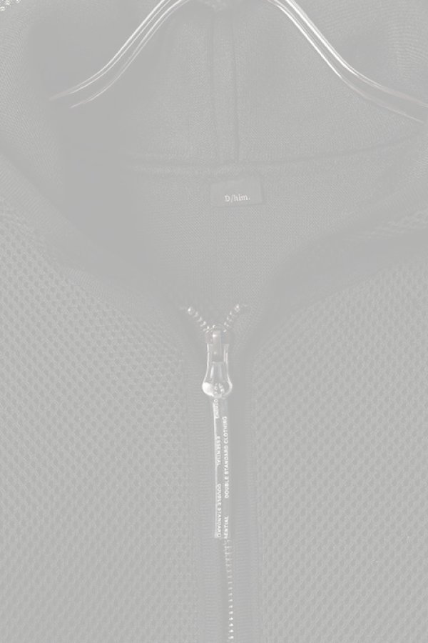 画像2:  {SOLD} DOUBLE STANDARD CLOTHING ダブルスタンダードクロージング ダブルフェイスメッシュパーカー{-BCS} (2)