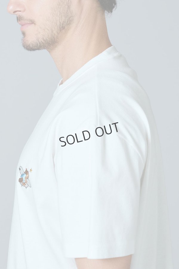 画像6: {SOLD}ダブスタ ダブルスタンダードクロージング｜DOUBLE STANDARD CLOTHING D/him サーフベア刺繍Tシャツ{-BES} (6)