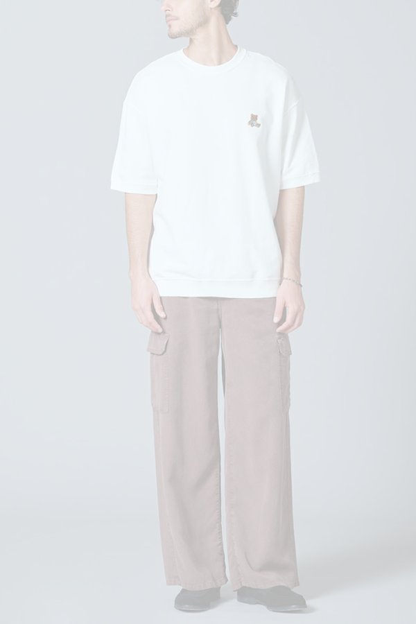 画像3:  {SOLD} ダブスタ ダブルスタンダードクロージング｜DOUBLE STANDARD CLOTHING D/him ベア刺繍Tシャツ{-BES} (3)