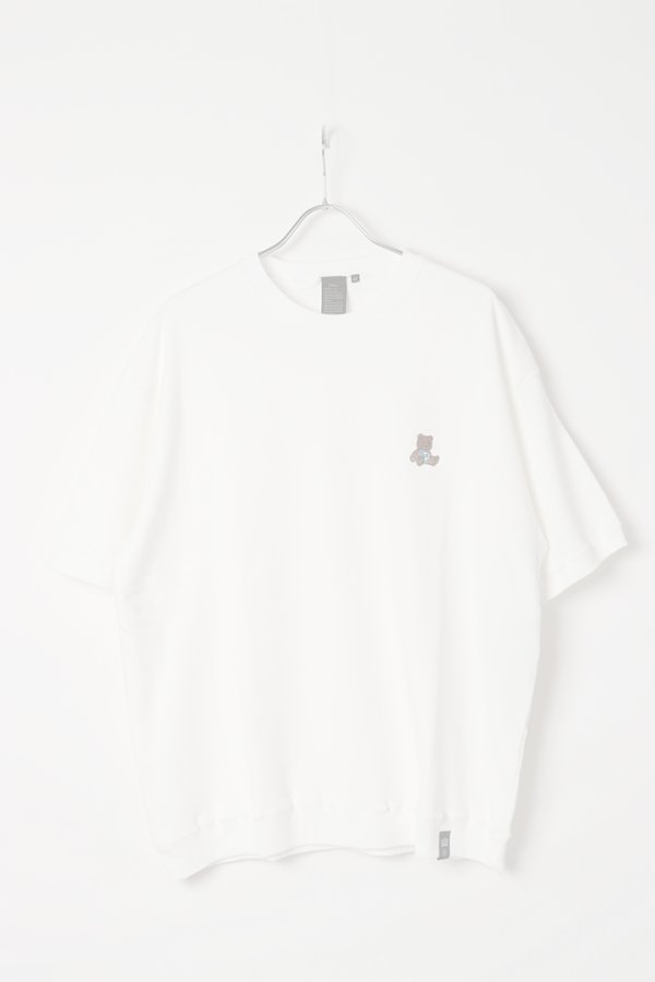 画像4:  {SOLD} ダブスタ ダブルスタンダードクロージング｜DOUBLE STANDARD CLOTHING D/him ベア刺繍Tシャツ{-BES} (4)