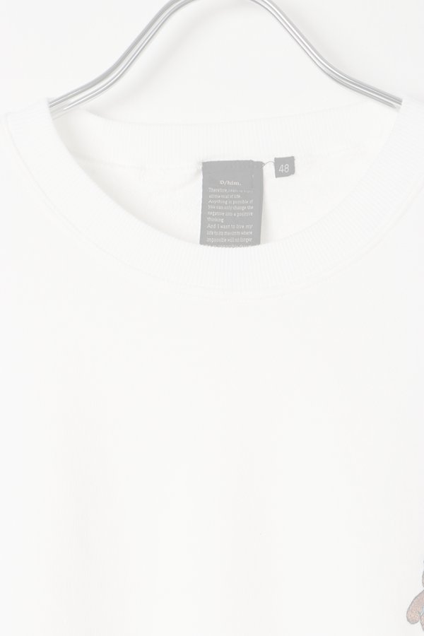 画像5:  {SOLD} ダブスタ ダブルスタンダードクロージング｜DOUBLE STANDARD CLOTHING D/him ベア刺繍Tシャツ{-BES} (5)
