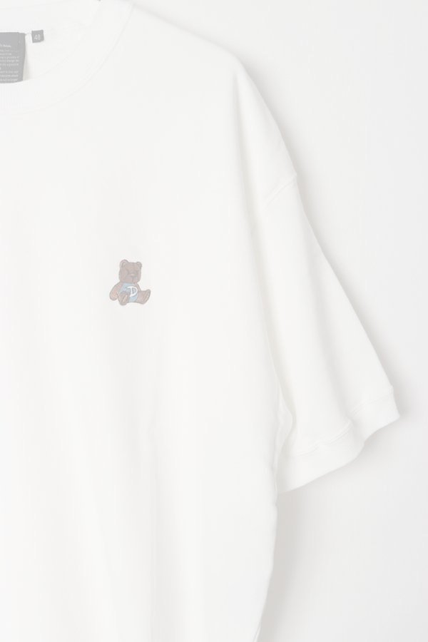 画像7:  {SOLD} ダブスタ ダブルスタンダードクロージング｜DOUBLE STANDARD CLOTHING D/him ベア刺繍Tシャツ{-BES} (7)