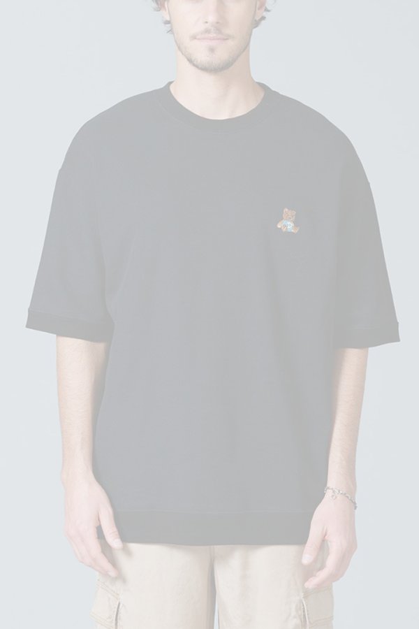 画像1:  {SOLD} ダブスタ ダブルスタンダードクロージング｜DOUBLE STANDARD CLOTHING D/him ベア刺繍Tシャツ{-BES} (1)