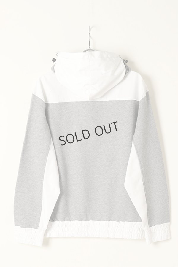 画像5: {SOLD}DOUBLE STANDARD CLOTHING ダブルスタンダードクロージング 30/7裏毛+メモリーツイル パーカー{-BAA} (5)