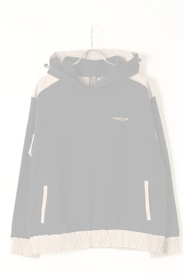 画像1:   DOUBLE STANDARD CLOTHING ダブルスタンダードクロージング 30/7裏毛+メモリーツイル パーカー{-BAA} (1)